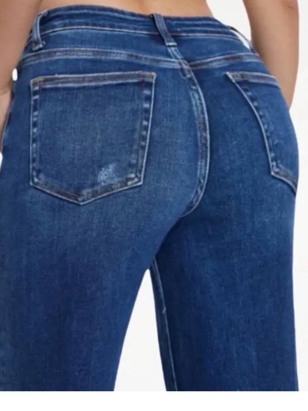 Oneso Women's Wide-Leg Stretch Blue  Jeans Size 26 - Picture 4 of 15